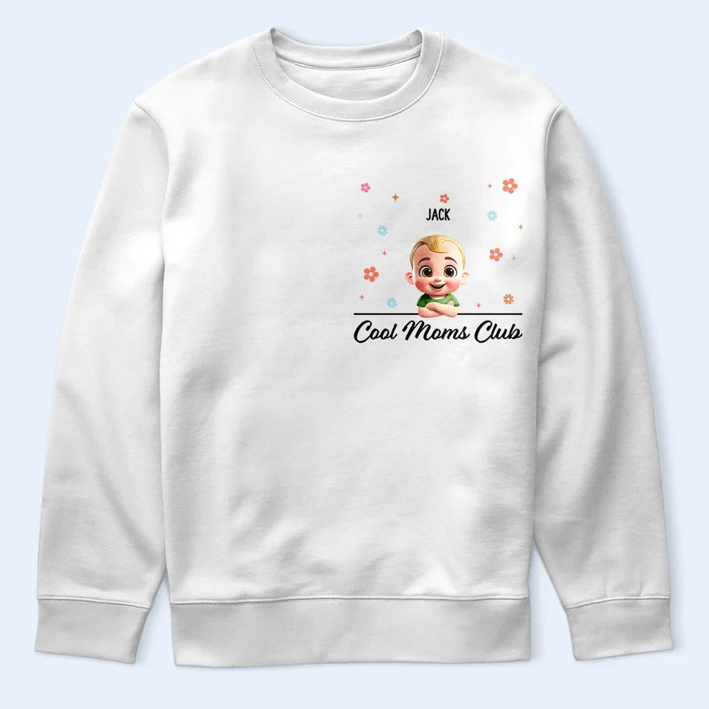 Gift For Mother,Love,Mom - Children - Cool Moms Club - Personalized T Shirt
