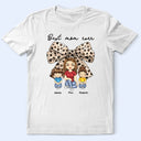 Gift For Grandma,Gift For Mother - Coquette Bow Best Mom Ever - Personalized T Shirt