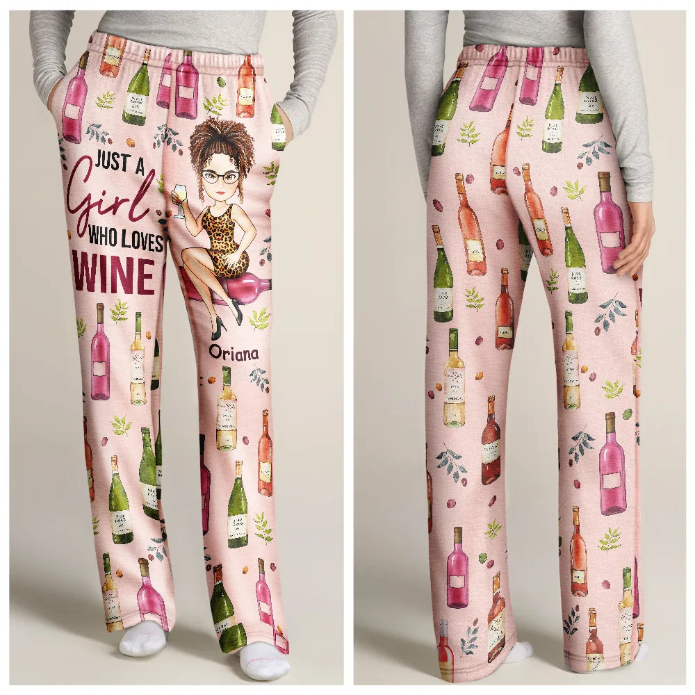 Top Market,Gift For Yourself,Gift For Women,Gift For Bestie,Gift For Sisters,Happy,Christmas - Corks Are For Quitters Cartoon Slay Girl - Personalized Sweatpants