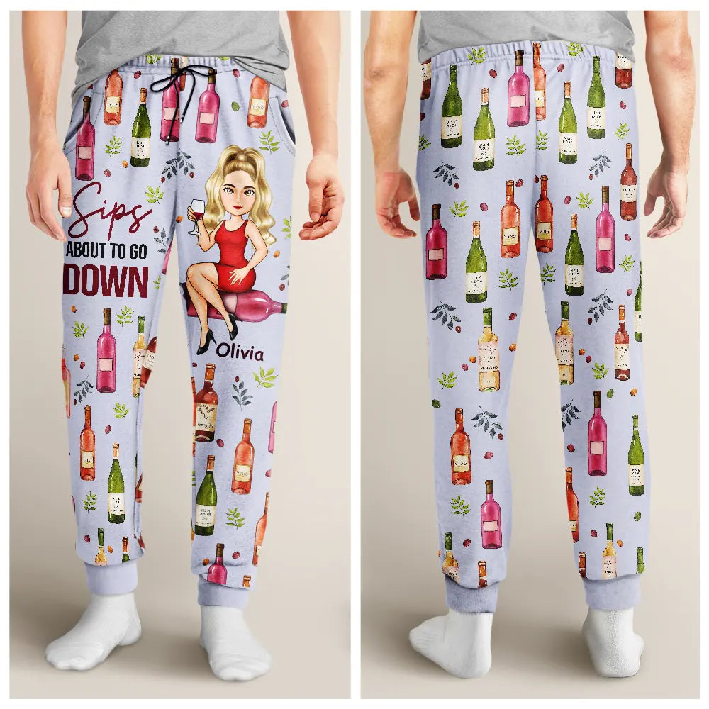 Top Market,Gift For Yourself,Gift For Women,Gift For Bestie,Gift For Sisters,Happy,Christmas - Corks Are For Quitters Cartoon Slay Girl - Personalized Sweatpants