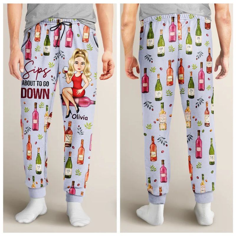 Top Market,Gift For Yourself,Gift For Women,Gift For Bestie,Gift For Sisters,Happy,Christmas - Corks Are For Quitters Cartoon Slay Girl - Personalized Sweatpants