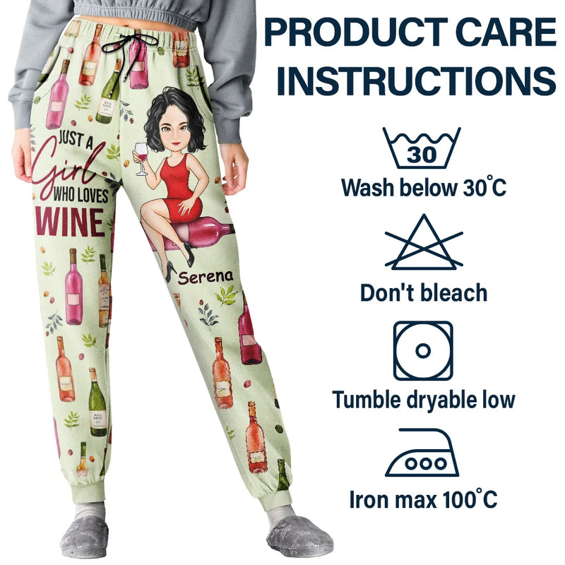 Top Market,Gift For Yourself,Gift For Women,Gift For Bestie,Gift For Sisters,Happy,Christmas - Corks Are For Quitters Cartoon Slay Girl - Personalized Sweatpants