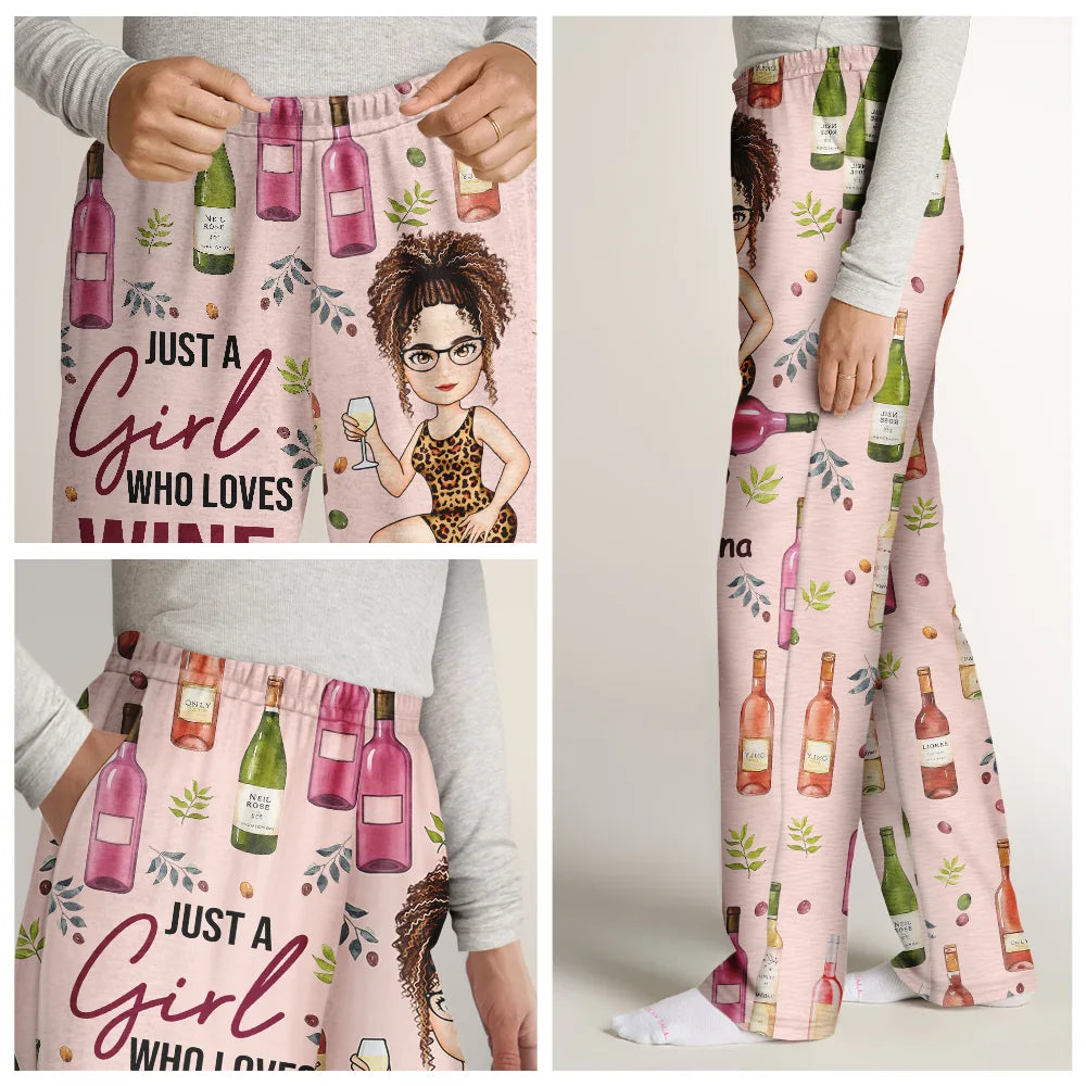 Top Market,Gift For Yourself,Gift For Women,Gift For Bestie,Gift For Sisters,Happy,Christmas - Corks Are For Quitters Cartoon Slay Girl - Personalized Sweatpants