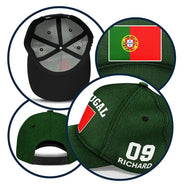 Summer, Football (Soccer), Gift For Men, Gift For Yourself, Playful, Summer Soccer Games, Icon - Country Flags Soccer Ball - Personalized Classic Cap