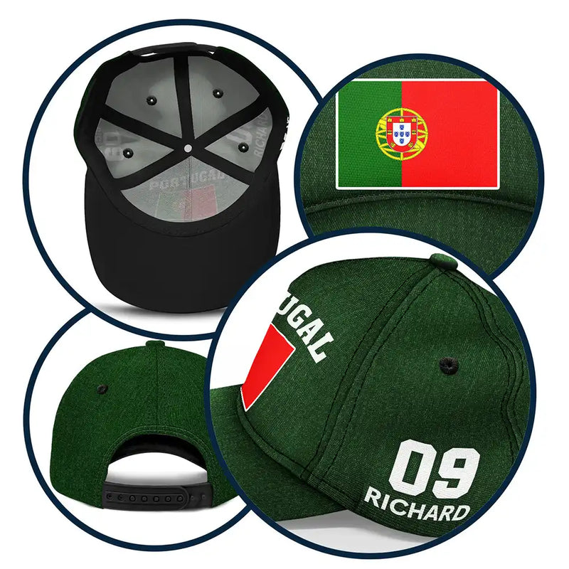 Summer, Football (Soccer), Gift For Men, Gift For Yourself, Playful, Summer Soccer Games, Icon - Country Flags Soccer Ball - Personalized Classic Cap