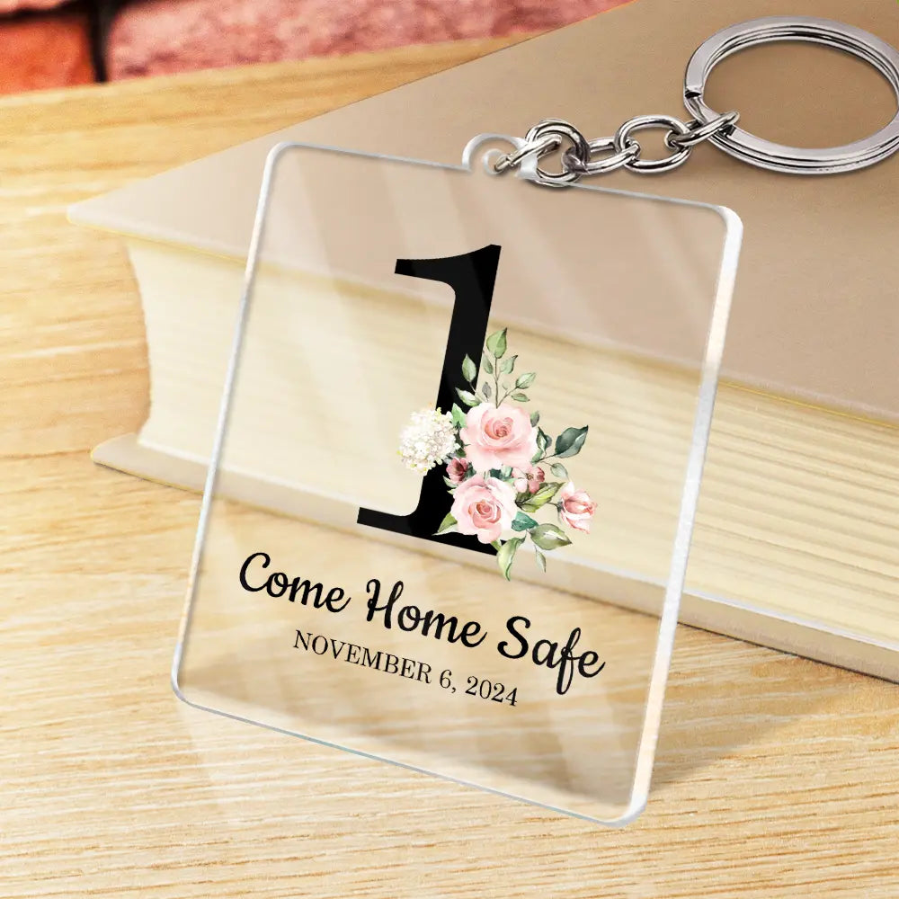Gift For Couples,Gift For Husband,Gift For Wife,Gift For Boyfriend,Gift For Girlfriend,Family,Love - Couple Anniversary Love Message - Personalized Acrylic Keychain