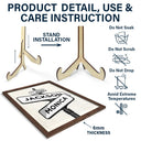 Gift For Couples,Old Couples,Gift For Husband,Gift For Wife,Gift For Boyfriend,Gift For Girlfriend,Love - Couple Anniversary Love Message - Personalized 2-Layered Wooden Plaque With Stand