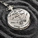 Wedding Anniversary,Gift For Couples,Gift For Husband,Gift For Wife,Happy - Couple Anniversary Loved You Then Love You Still - Personalized Pocket Watch