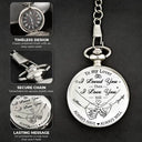 Wedding Anniversary,Gift For Couples,Gift For Husband,Gift For Wife,Happy - Couple Anniversary Loved You Then Love You Still - Personalized Pocket Watch