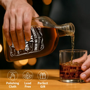 Gift For Brothers,Family,Gift For Husband,Gift For Wife,Gift For Mother,Gift For Father,Gift For Sibling,Happy - Couple Congrats On Being My Husband You Lucky Man - Personalized Whiskey Bottle