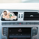 Gift For Couples, Gift For Husband, Gift For Wife, Gift For Boyfriend, Gift For Girlfriend, Love - Custom Photo Couple Drive Safe I Freaking Love You - Personalized Acrylic Car Vent Clip