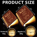 Gift For Couples,Gift For Husband,Gift For Wife,Gift For Boyfriend,Gift For Girlfriend,Love - Couple Holding Hands The Story Of Us - Personalized Book Lamp