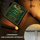 Gift For Couples,Gift For Husband,Gift For Wife,Gift For Boyfriend,Gift For Girlfriend,Love - Couple Holding Hands The Story Of Us - Personalized Book Lamp