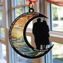 Gift For Couples,Old Couples,Gift For Husband,Gift For Wife,Love - Couple I Choose You From Our First Kiss - Personalized Window Hanging Suncatcher Ornament
