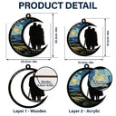 Gift For Couples,Old Couples,Gift For Husband,Gift For Wife,Love - Couple I Choose You From Our First Kiss - Personalized Window Hanging Suncatcher Ornament