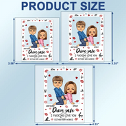 Old Couples,Gift For Husband,Gift For Wife,Gift For Boyfriend,Gift For Girlfriend,Love - Couple I Love You Either Way Works - Personalized Acrylic Car Hanger