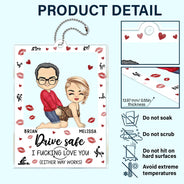 Old Couples,Gift For Husband,Gift For Wife,Gift For Boyfriend,Gift For Girlfriend,Love - Couple I Love You Either Way Works - Personalized Acrylic Car Hanger