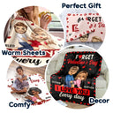 Gift For Couples,Old Couples,Gift For Husband,Gift For Wife,Gift For Boyfriend,Gift For Girlfriend,Love - Couple I Love You Every Day - Personalized Fleece Blanket, Sherpa Blanket