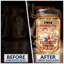 Gift For Couples,Old Couples,Gift For Husband,Gift For Wife,Gift For Boyfriend,Gift For Girlfriend,Love - Couple I Love You Every Day - Personalized Mason Jar Light