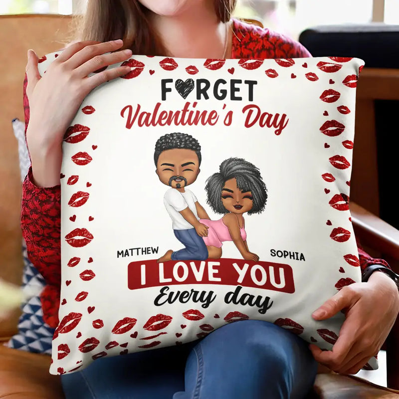 Gift For Couples,Old Couples,Gift For Husband,Gift For Wife,Gift For Boyfriend,Gift For Girlfriend,Love - Couple I Love You Every Day - Personalized Pillow