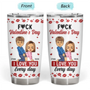 Old Couples,Gift For Husband,Gift For Wife,Gift For Boyfriend,Gift For Girlfriend,Love - Couple I Love You Every Day - Personalized Tumbler