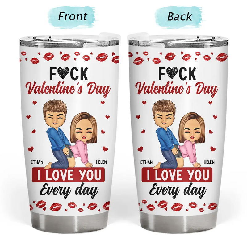 Old Couples,Gift For Husband,Gift For Wife,Gift For Boyfriend,Gift For Girlfriend,Love - Couple I Love You Every Day - Personalized Tumbler
