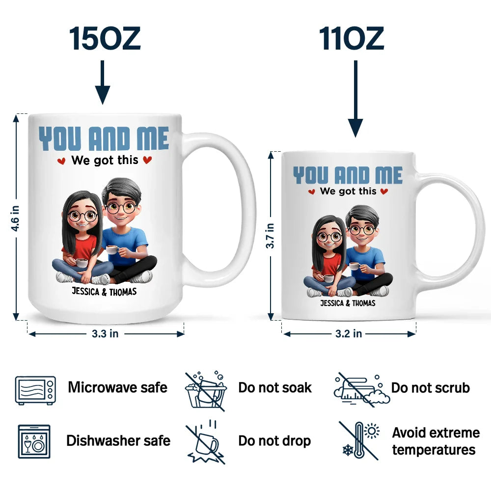 Gift For Couples,Gift For Husband,Gift For Wife,Gift For Boyfriend,Gift For Girlfriend - Couple I'm Yours No Returns - Personalized Mug