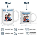 Gift For Couples,Gift For Husband,Gift For Wife,Gift For Boyfriend,Gift For Girlfriend - Couple I'm Yours No Returns - Personalized Mug