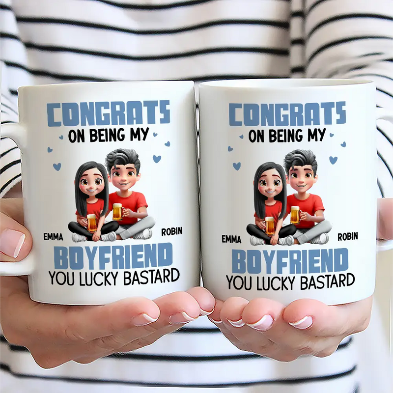 Gift For Couples, Gift For Husband, Gift For Wife, Gift For Boyfriend, Gift For Girlfriend, Happy - Couple I'm Yours No Returns Or Refunds - Personalized Mug