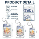 Gift For Couples,Gift For Husband,Gift For Wife,Gift For Boyfriend,Gift For Girlfriend,Lake,Summer - Couple Keys To The Lake House Beach House - Personalized Aluminum Keychain