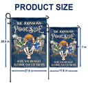 Gift For Couples,Gift For Husband,Gift For Boyfriend,Gift For Wife,Gift For Girlfriend,Pet Couple,Poolside,Happy - Couple Pool & Patio Bar Hope You Brought Alcohol & Dog Treats - Personalized Flag