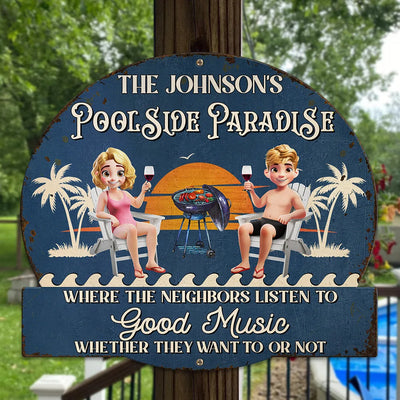 Custom Shaped Metal Sign