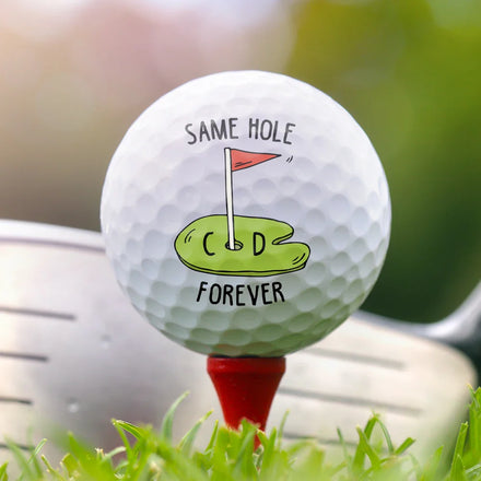 Couple Same Hole Forever - Personalized Golf Ball