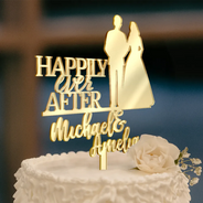 Romantic,Gift For Couples,Wedding,Vector - Couples Wedding God Gave Me You - Personalized Cake Topper