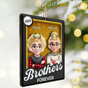 Gift For Sibling, Cousin, Happy, Christmas - Cousins Sibling Forever Toy Box 3D Effect Family - Personalized 2-Layered Mix Ornament