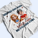 Gift For Couples,Love,Gift For Husband,Gift For Wife,Gift For Boyfriend,Gift For Girlfriend - Cross Arms Couple Annoying Each Other - Personalized T Shirt