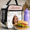 Back To School,Gift For Kids,Gift For Grandkids - Crossed Arms Kid With Name - Personalized Kids Lunch Bag