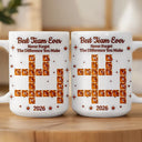 Gift For Colleagues,Christmas,Proud,Crossword - Crossword 3D Inflated Effect Best Team Ever Never Forget The Difference You Make - Personalized Mug