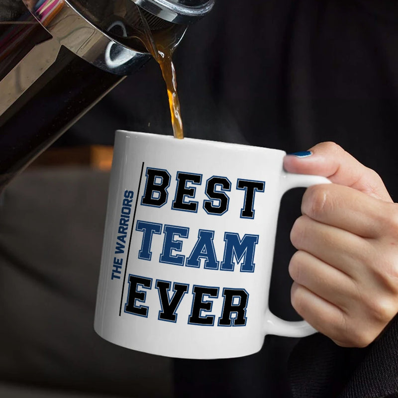 Gifts For Colleagues, Gift For Bestie, Happy - Crossword Best Team Ever Scrabble Name - Personalized Mug