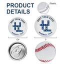 Gifts For Colleagues, Gift For Bestie, Happy - Crossword Best Team Ever Scrabble Name - Personalized Plastic Pinback Button