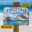 Cruise Life Is Better Road Signs Custom Classic Metal Signs