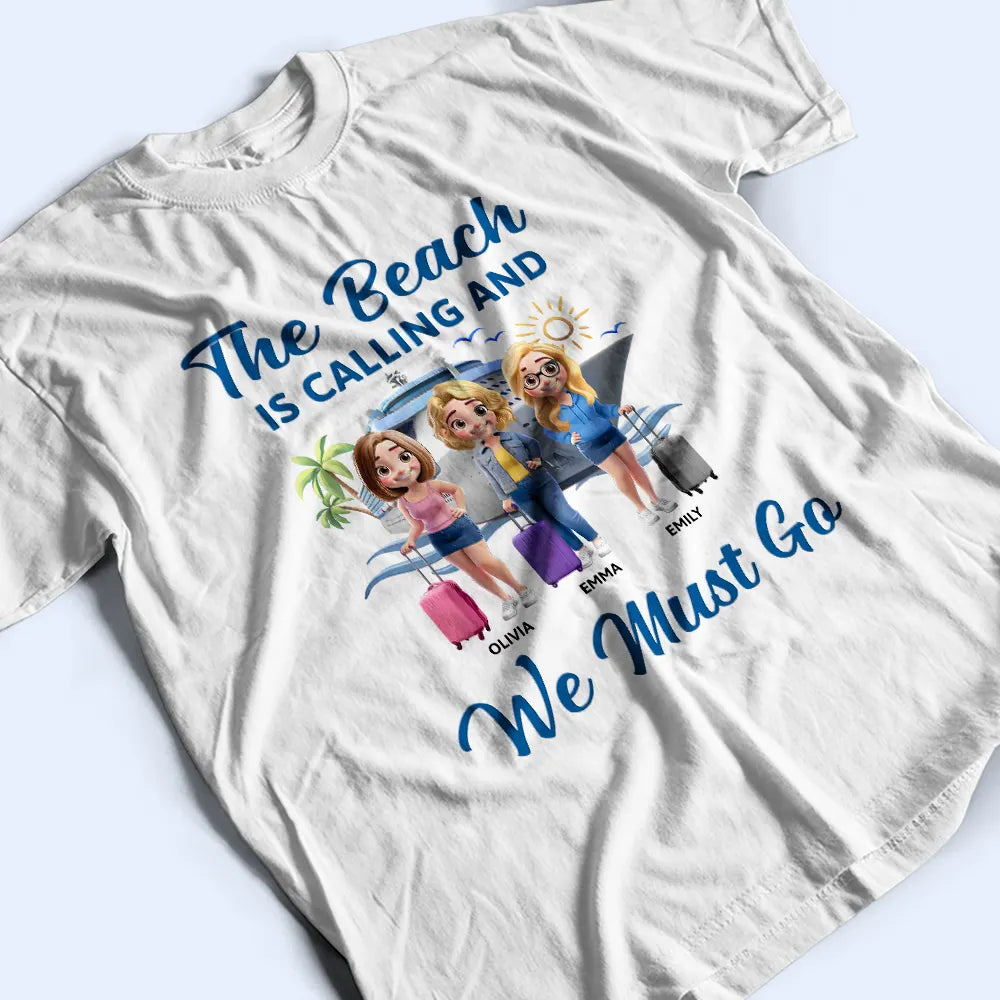 Travel,Cruising,Beach,Summer,Gift For Bestie,Happy - Cruise Squad Bestie - Personalized T Shirt