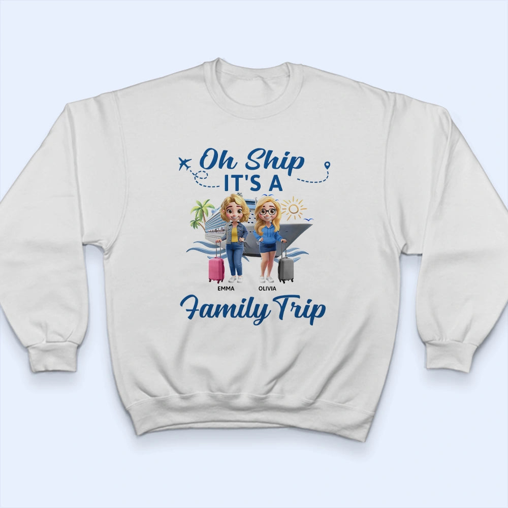 Travel,Cruising,Beach,Summer,Gift For Bestie,Happy - Cruise Squad Bestie - Personalized T Shirt