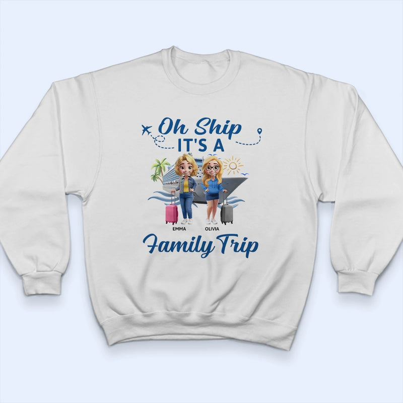 Travel,Cruising,Beach,Summer,Gift For Bestie,Happy - Cruise Squad Bestie - Personalized T Shirt