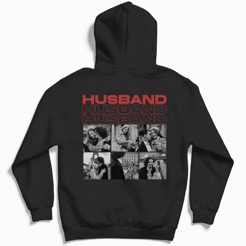Gift For Couples,Gift For Husband,Gift For Boyfriend,Custom Photo,Happy - Custom Photo B&W Couple Only You - Personalized T Shirt