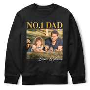 Custom Photo,Gift For Father,Funny,Non-Eng,Photo,Proud - Custom Photo Best Dad Ever - Personalized T Shirt