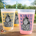 Gift For Women,Gift For Men,Happy,Gift For Yourself,Non-Eng,Photo,Humorous - Custom Photo Birthday Vintage Portrait - Personalized Frosted Cups