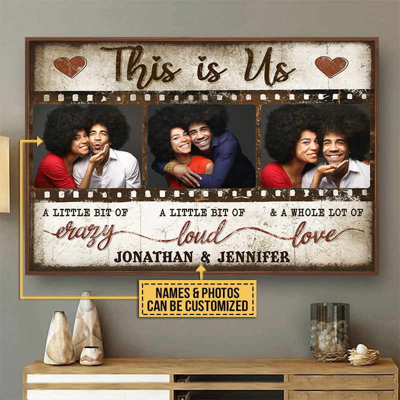 Custom Photo Couple This Is Us, Couple Gift, Wall Pictures, Wall Decor, Custom Poster