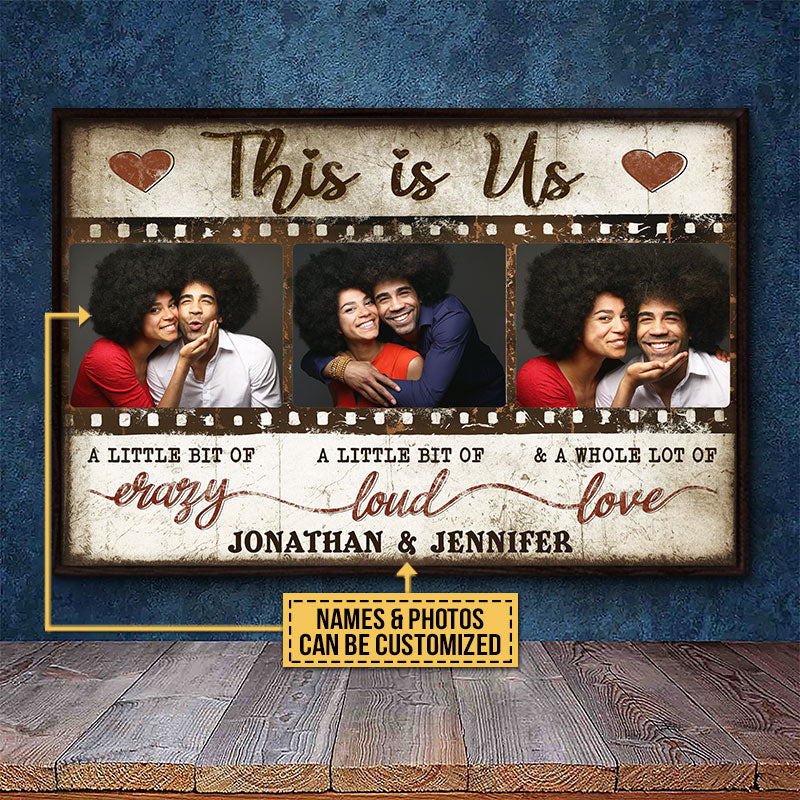 Custom Photo Couple This Is Us, Couple Gift, Wall Pictures, Wall Decor, Custom Poster