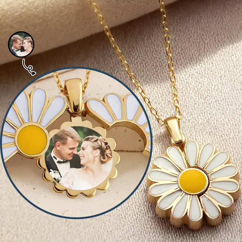 Gift For Wife, Gift For Girlfriend, Gift For Yourself, Gift For Women, Gift For Mother, Gift For Grandma, Love, Gift For Daughter - Custom Photo Frame For Women - Personalized Hidden Message Necklace